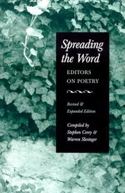 Cover of: Spreading the Word: Editors on Poetry