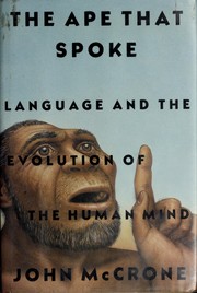 Cover of: The ape that spoke by John McCrone