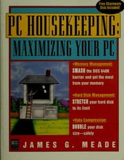 Cover of: PC housekeeping by James G. Meade