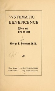 Cover of: Systematic beneficence: when and how to give ...
