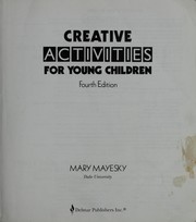 Cover of: Creative Activities for Young Children