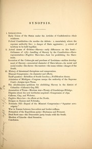 Cover of: Quibusnam præcipue de causis exortum sit Bellum Civile Americanum: oratio latina in Theatro Sheldoniano, habita die junii 17, 1863