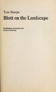 Cover of: Blott on the landscape