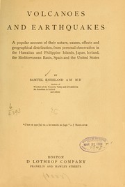 Cover of: Volcanoes and earthquakes by Samuel Kneeland