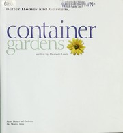 Cover of: Container gardens