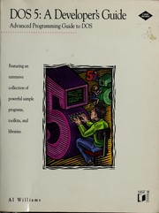 Cover of: DOS 5 : a developer's guide