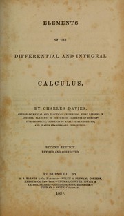 Cover of: Elements of the differential and integral calculus.