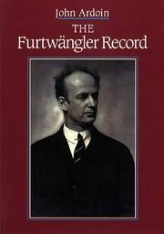 Cover of: The Furtwängler record