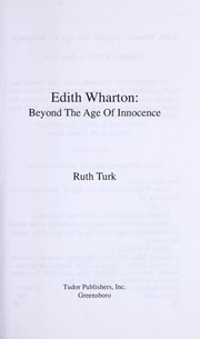 Cover of: Edith Wharton: beyond the Age of innocence