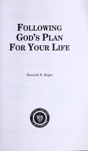 Cover of: Following God's plan for your life