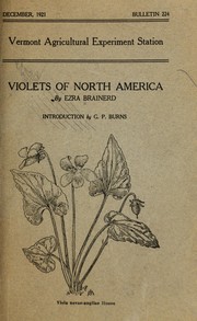 Cover of: ... Violets of North America by Ezra Brainerd