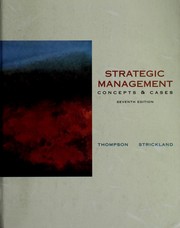 Cover of: Strategic management by Arthur A. Thompson