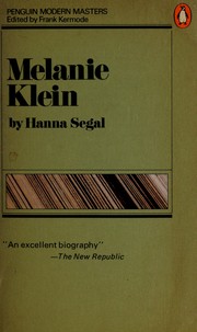 Cover of: Melanie Klein by Hanna Segal