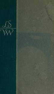 Cover of: Letters, Virginia Woolf & Lytton Strachey