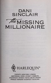 Cover of: The missing millionaire