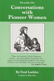 Cover of: Conversations with pioneer women