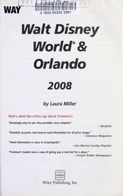 Cover of: Frommer's Walt Disney World & Orlando 2008