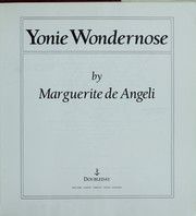 Cover of: Yonie Wondernose