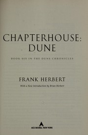 Cover of: Chapterhouse, Dune by Frank Herbert