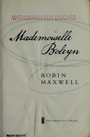 Cover of: Mademoiselle Boleyn