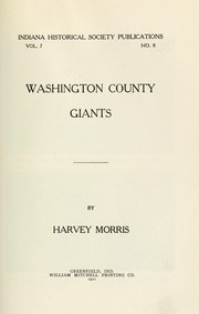 Cover of: Washington County giants