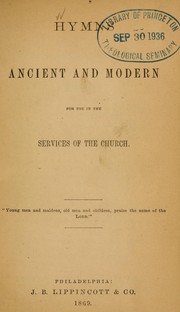 Cover of: Hymns ancient and modern ... by Church of England