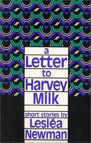 Cover of: A letter to Harvey Milk