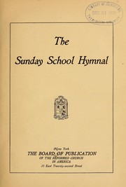 Cover of: The Sunday school hymnal
