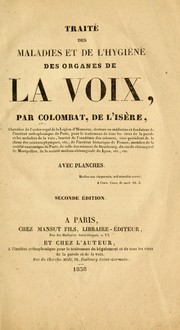 Cover of: Traité des maladies et de l'hygiène des organes de la voix