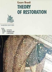 Cover of: Theory of restoration by Cesare Brandi