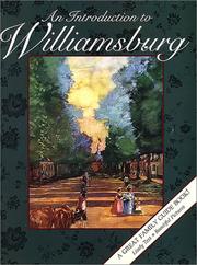 Cover of: Introduction to Williamsburg (American Girls Collection