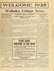 Cover of: Wellesley news by 