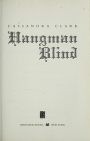 Cover of: Hangman blind