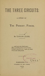 Cover of: The three circuits: a study of the primary forces.