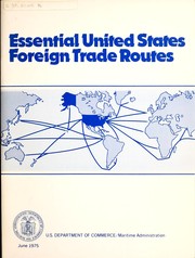Cover of: Essential United States foreign trade routes.