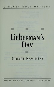 Cover of: Lieberman's day