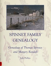 Cover of: Spinney family genealogy by Judy Phillips