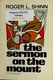 Cover of: The Sermon on the Mount by Roger Lincoln Shinn