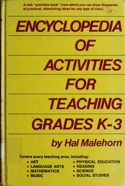 Cover of: Encyclopedia of activities for teaching grades K-3