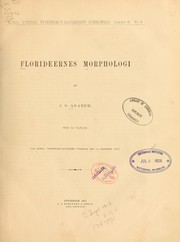Cover of: Florideernes morphologi by Jacob Georg Agardh