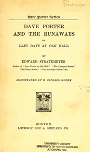 Cover of: Dave Porter and the runaways: or, Last days at Oak hall