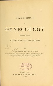 Cover of: A text-book of gynecology