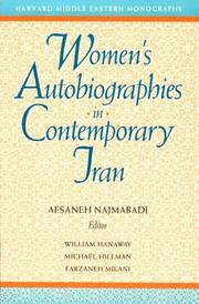 Cover of: Women's Autobiography in Contemporary Iran (Harvard Middle Eastern Monographs)