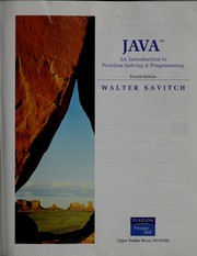 Cover of: Java: an introduction to problem solving & programming