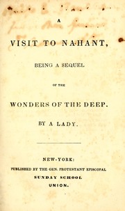 Cover of: A visit to Nahant by By a lady