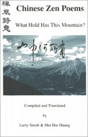 Cover of: Chinese Zen Poems: What Hold Has This Mountian