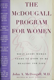 Cover of: The McDougall program for women by John A. McDougall