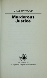 Cover of: Murderous Justice