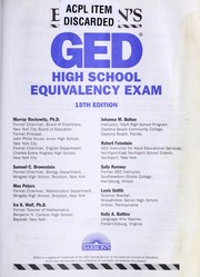 Cover of: Barron's GED, high school equivalency exam