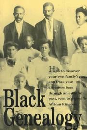 Cover of: Black genealogy